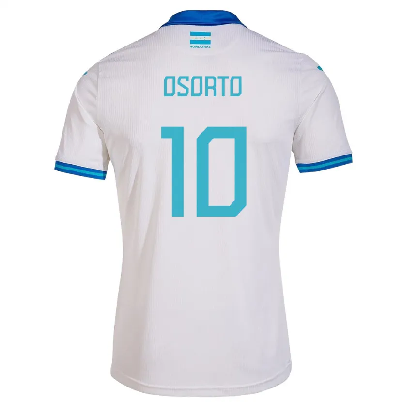 Danxen Dame Honduras Roberto Osorto #10 Hvit Hjemmetrøye Drakt Trøye 24-26 Skjorter T-Skjorte