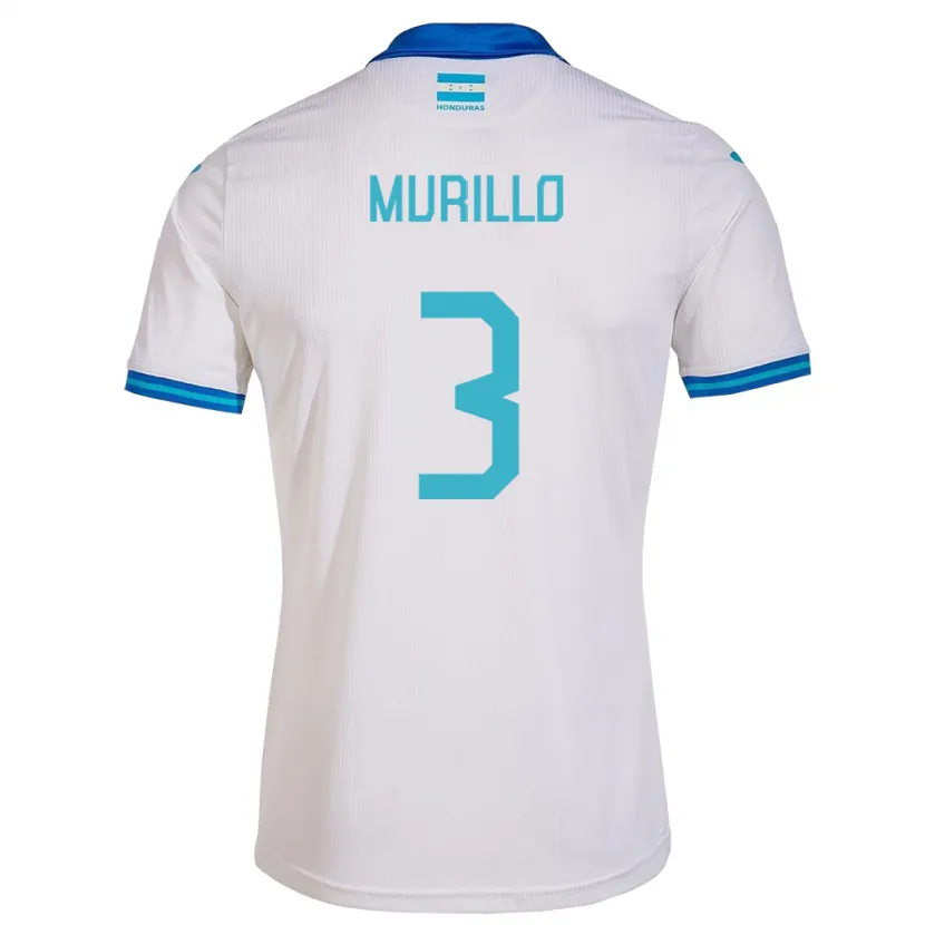 Danxen Dame Honduras Bárbara Murillo #3 Hvit Hjemmetrøye Drakt Trøye 24-26 Skjorter T-Skjorte