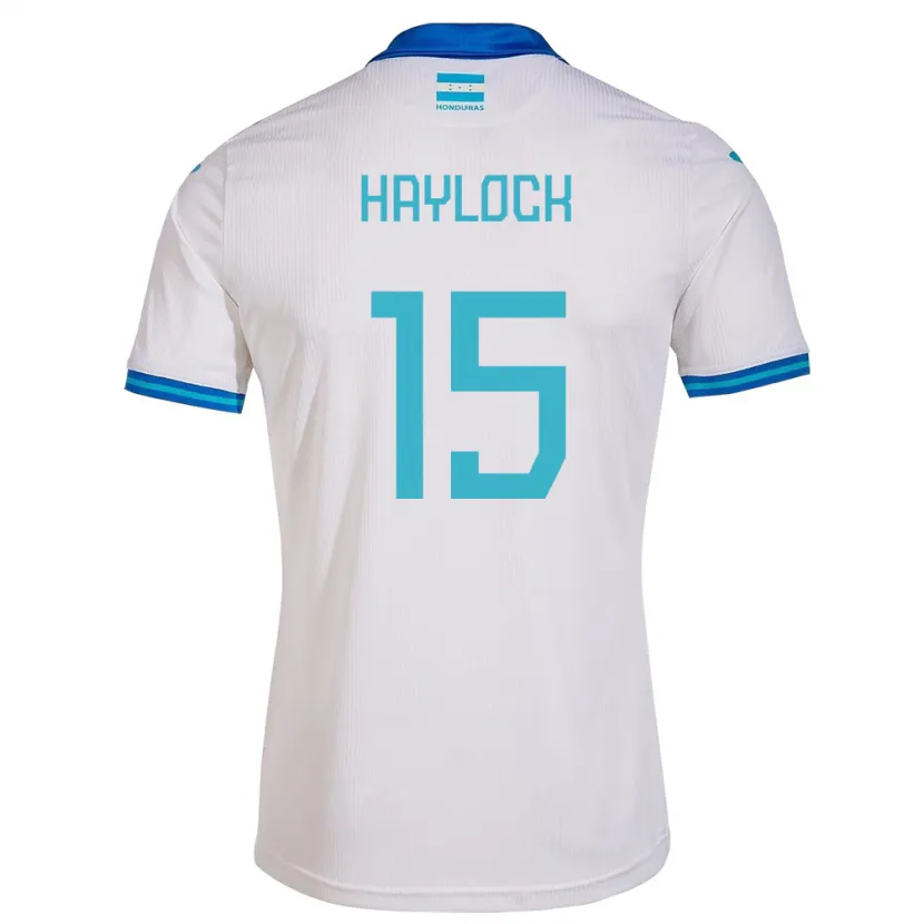 Danxen Dame Honduras Kendra Haylock #15 Hvit Hjemmetrøye Drakt Trøye 24-26 Skjorter T-Skjorte