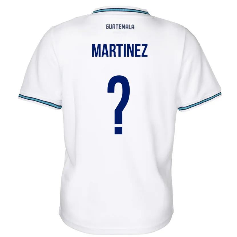 Danxen Dame Guatemala José Carlos Martinez #0 Hvit Hjemmetrøye Drakt Trøye 24-26 Skjorter T-Skjorte
