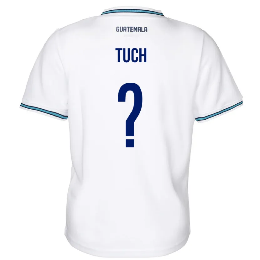 Danxen Dame Guatemala Lorenzo Tuch #0 Hvit Hjemmetrøye Drakt Trøye 24-26 Skjorter T-Skjorte