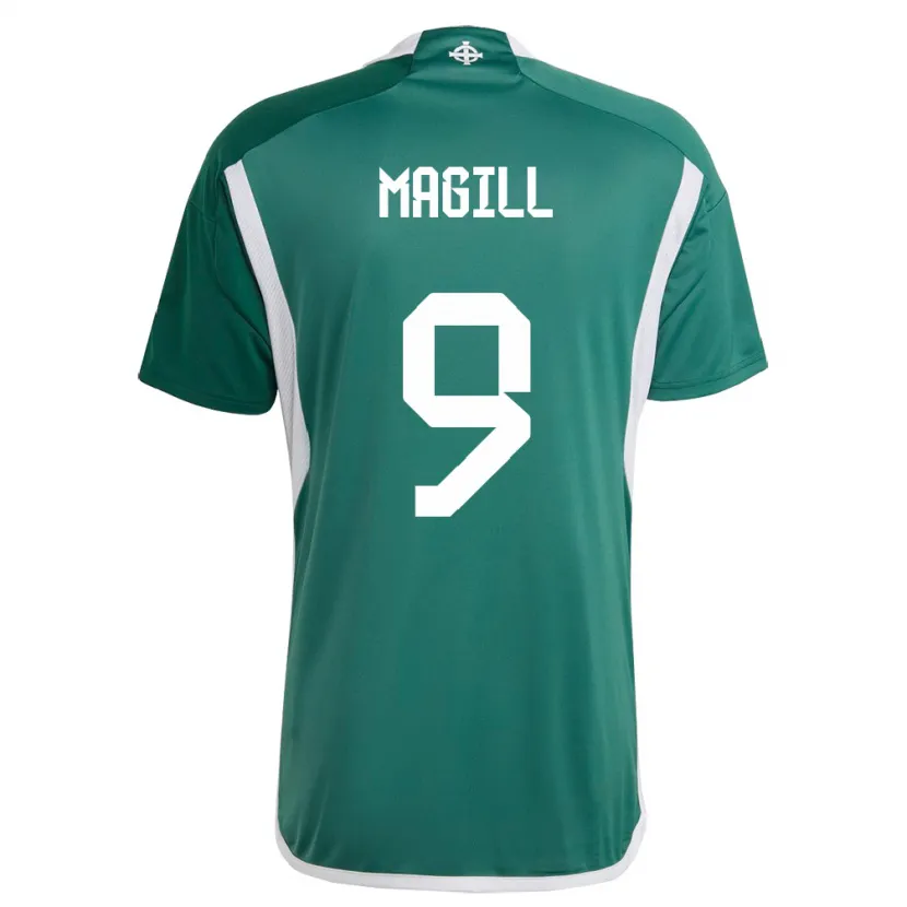 Danxen Dame Nord-Irland Simone Magill #9 Grønn Hjemmetrøye Drakt Trøye 24-26 Skjorter T-Skjorte