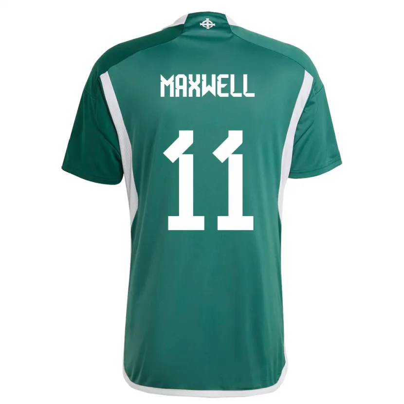 Danxen Dame Nord-Irland Danielle Maxwell #11 Grønn Hjemmetrøye Drakt Trøye 24-26 Skjorter T-Skjorte