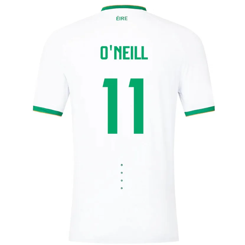 Danxen Dame Irland Ollie O'neill #11 Hvit Bortetrøye Drakt Trøye 24-26 Skjorter T-Skjorte