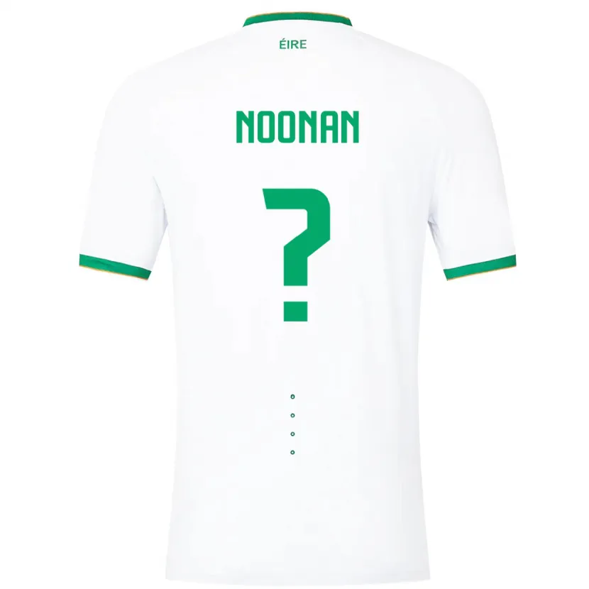 Danxen Dame Irland Saoirse Noonan #0 Hvit Bortetrøye Drakt Trøye 24-26 Skjorter T-Skjorte