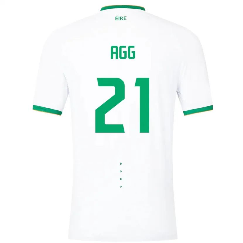Danxen Dame Irland Lily Agg #21 Hvit Bortetrøye Drakt Trøye 24-26 Skjorter T-Skjorte