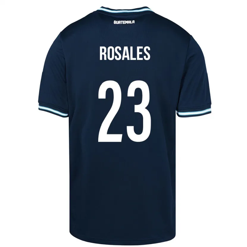Danxen Dame Guatemala Yareni Rosales #23 Blå Bortetrøye Drakt Trøye 24-26 Skjorter T-Skjorte