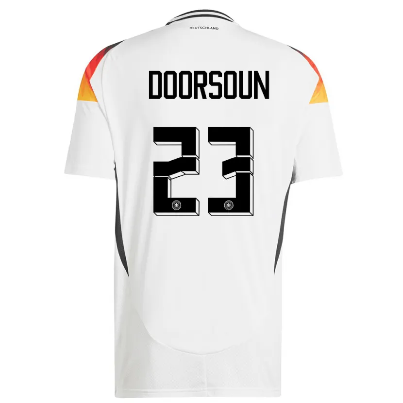 Danxen Barn Tyskland Sara Doorsoun #23 Hvit Hjemmetrøye Drakt Trøye 24-26 Skjorter T-Skjorte