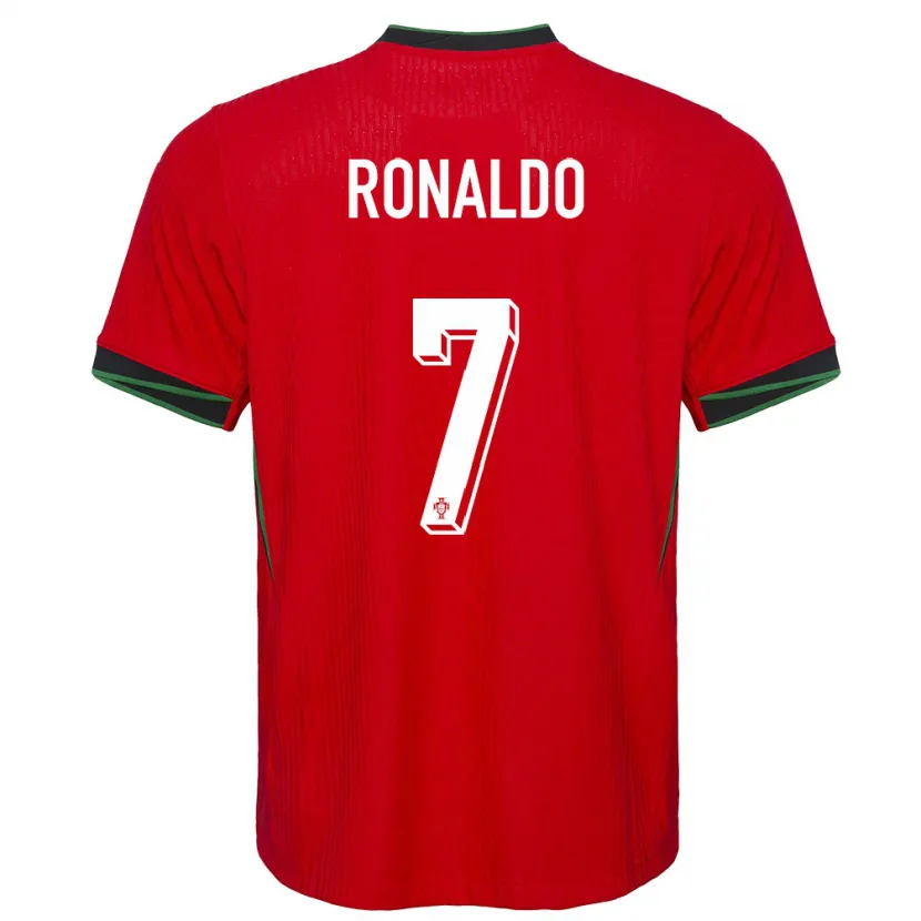 Danxen Barn Portugal Cristiano Ronaldo #7 Rød Hjemmetrøye Drakt Trøye 24-26 Skjorter T-Skjorte