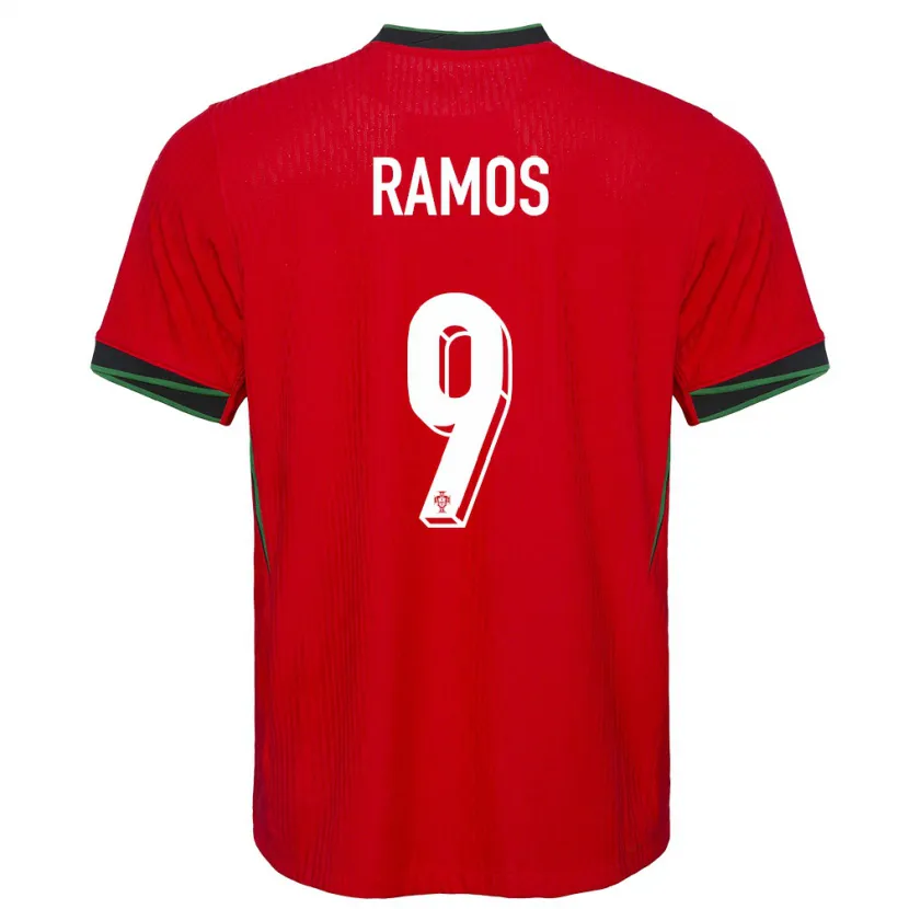 Danxen Barn Portugal Goncalo Ramos #9 Rød Hjemmetrøye Drakt Trøye 24-26 Skjorter T-Skjorte
