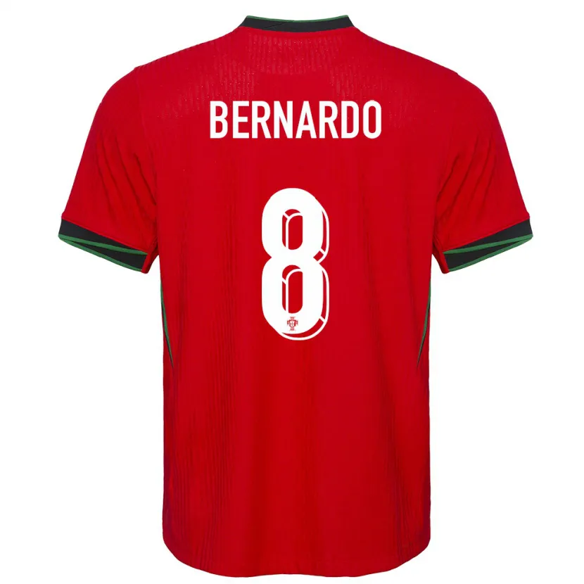 Danxen Barn Portugal Paulo Bernardo #8 Rød Hjemmetrøye Drakt Trøye 24-26 Skjorter T-Skjorte
