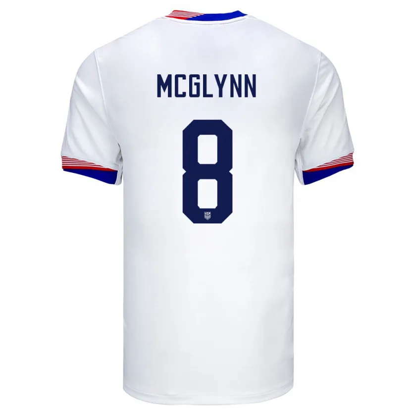 Danxen Barn Usa Jack Mcglynn #8 Hvit Hjemmetrøye Drakt Trøye 24-26 Skjorter T-Skjorte