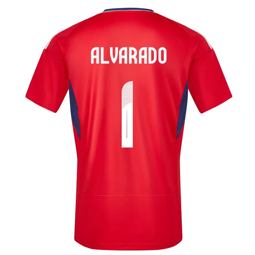 Danxen Barn Costa Rica Esteban Alvarado #1 Rød Hjemmetrøye Drakt Trøye 24-26 Skjorter T-Skjorte