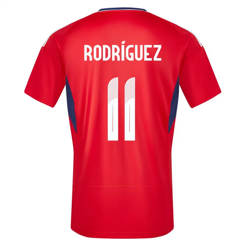 Danxen Barn Costa Rica Raquel Rodriguez #11 Rød Hjemmetrøye Drakt Trøye 24-26 Skjorter T-Skjorte