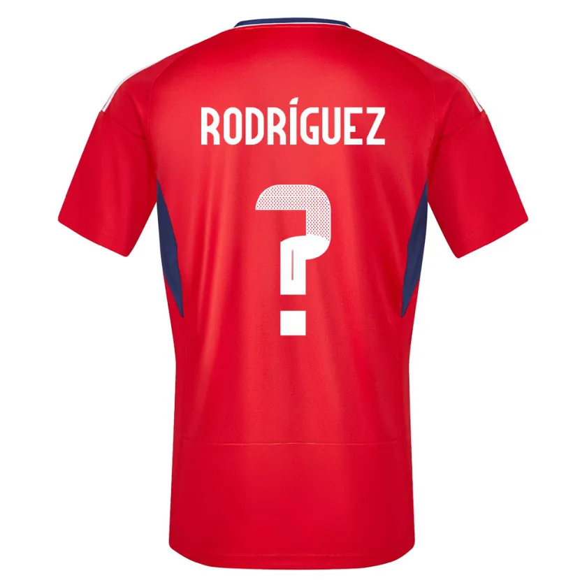 Danxen Barn Costa Rica Bradley Rodriguez #0 Rød Hjemmetrøye Drakt Trøye 24-26 Skjorter T-Skjorte