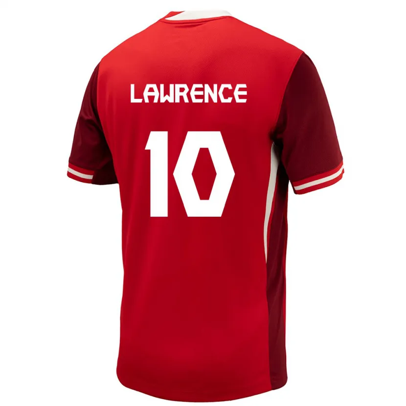 Danxen Barn Canada Ashley Lawrence #10 Rød Hjemmetrøye Drakt Trøye 24-26 Skjorter T-Skjorte