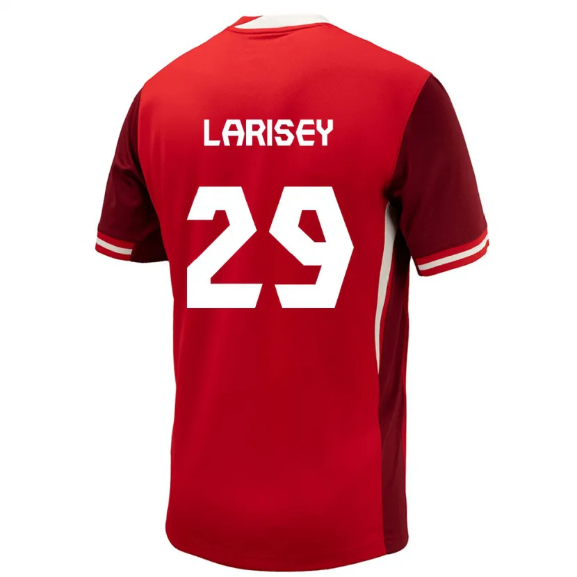 Danxen Barn Canada Clarissa Larisey #29 Rød Hjemmetrøye Drakt Trøye 24-26 Skjorter T-Skjorte
