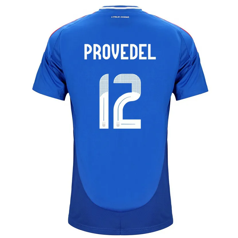Danxen Barn Italia Ivan Provedel #12 Blå Hjemmetrøye Drakt Trøye 24-26 Skjorter T-Skjorte