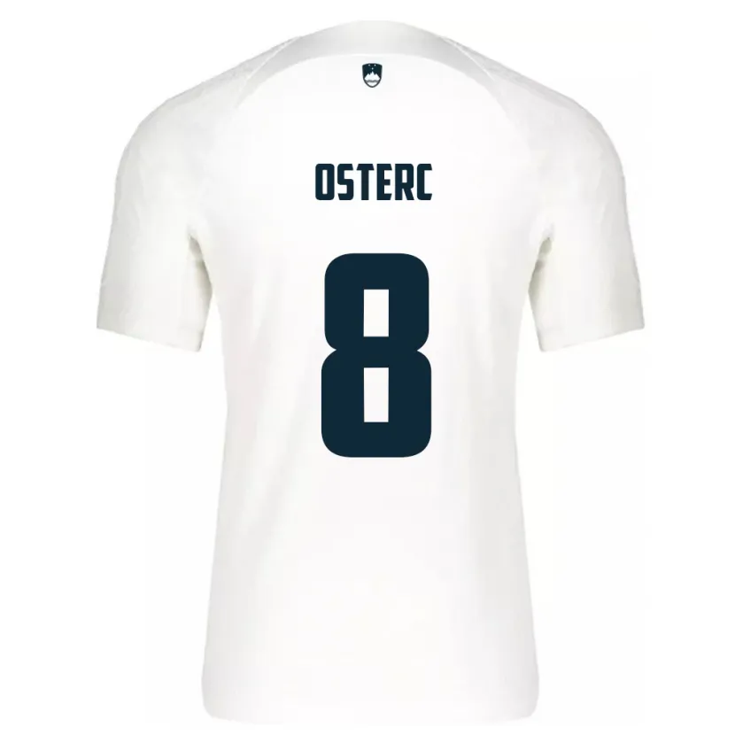 Danxen Barn Slovenia Niko Osterc #8 Hvit Hjemmetrøye Drakt Trøye 24-26 Skjorter T-Skjorte