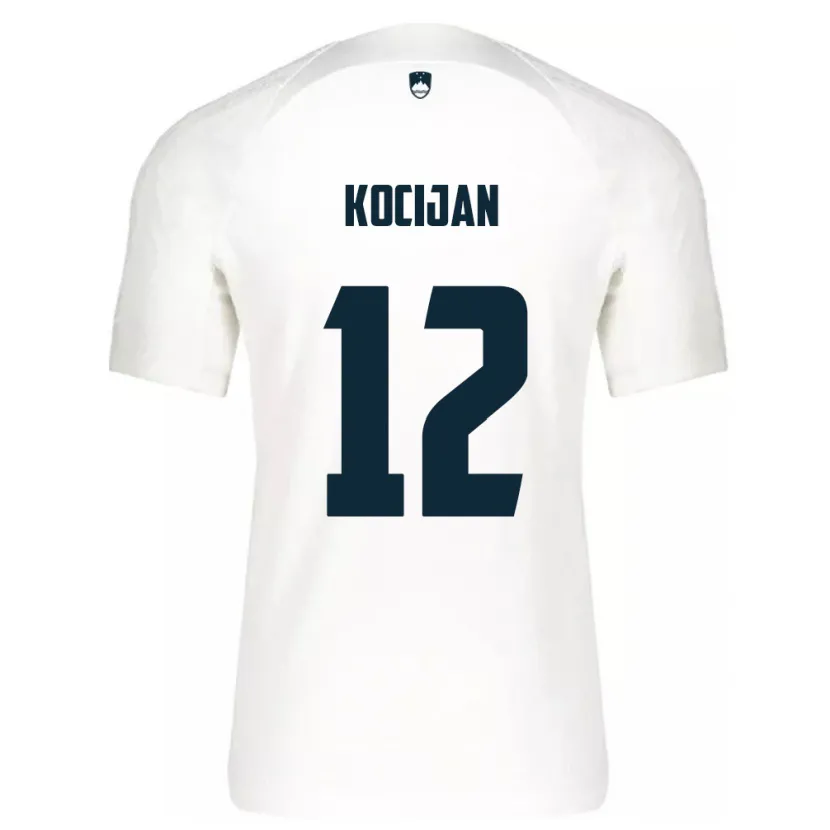 Danxen Barn Slovenia Iva Kocijan #12 Hvit Hjemmetrøye Drakt Trøye 24-26 Skjorter T-Skjorte