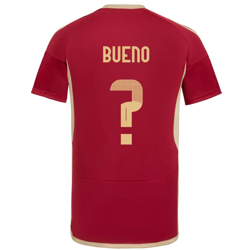 Danxen Barn Venezuela Jesús Bueno #0 Burgunder Hjemmetrøye Drakt Trøye 24-26 Skjorter T-Skjorte