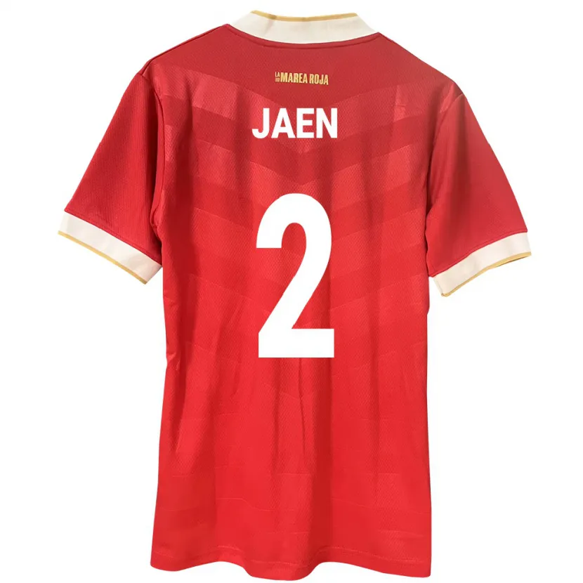 Danxen Barn Panama Hilary Jaén #2 Rød Hjemmetrøye Drakt Trøye 24-26 Skjorter T-Skjorte