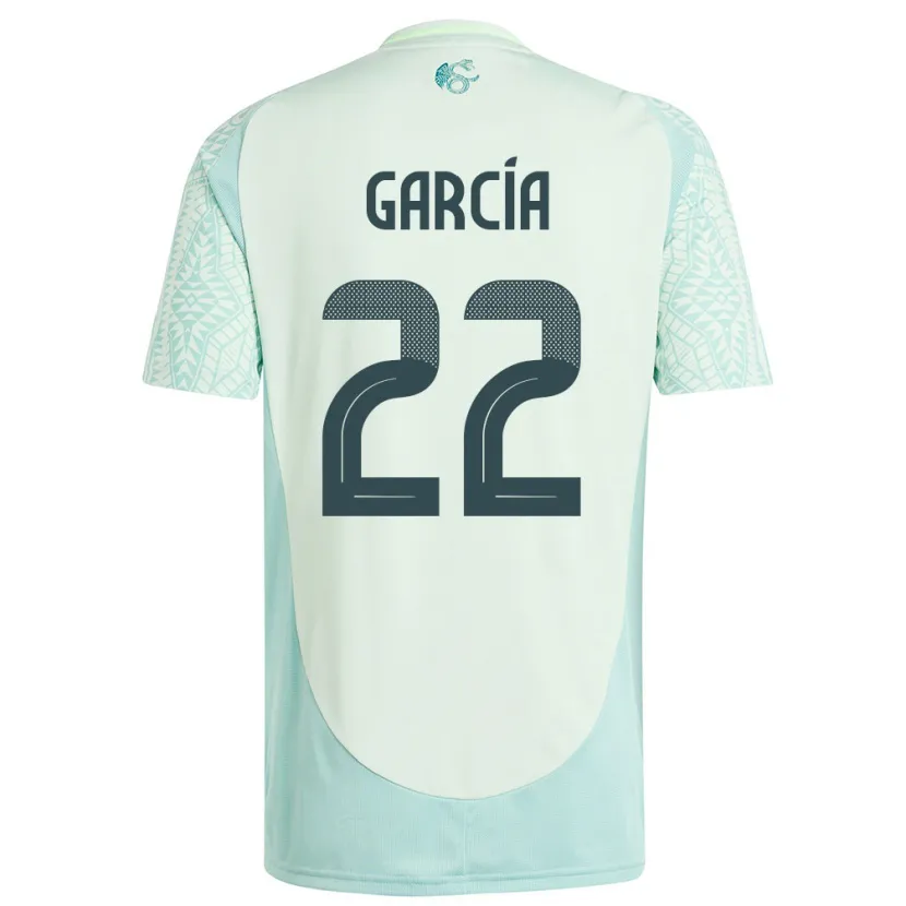 Danxen Barn Mexico Diana Garcia #22 Lin Grønn Bortetrøye Drakt Trøye 24-26 Skjorter T-Skjorte