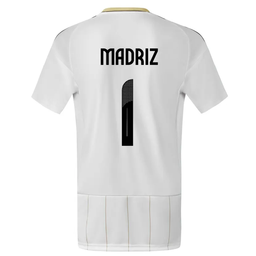 Danxen Barn Costa Rica Abraham Madriz #1 Hvit Bortetrøye Drakt Trøye 24-26 Skjorter T-Skjorte
