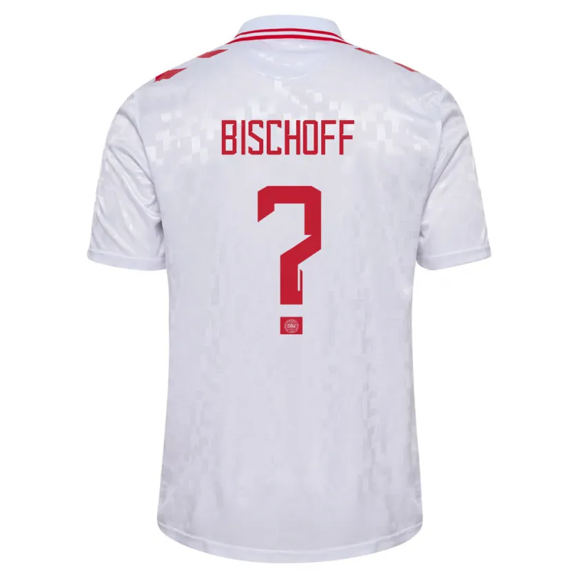 Danxen Barn Danmark Clement Bischoff #0 Hvit Bortetrøye Drakt Trøye 24-26 Skjorter T-Skjorte