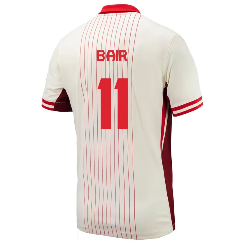 Danxen Barn Canada Theo Bair #11 Hvit Bortetrøye Drakt Trøye 24-26 Skjorter T-Skjorte