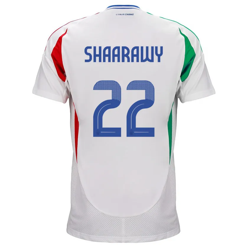 Danxen Barn Italia Stephan El Shaarawy #22 Hvit Bortetrøye Drakt Trøye 24-26 Skjorter T-Skjorte