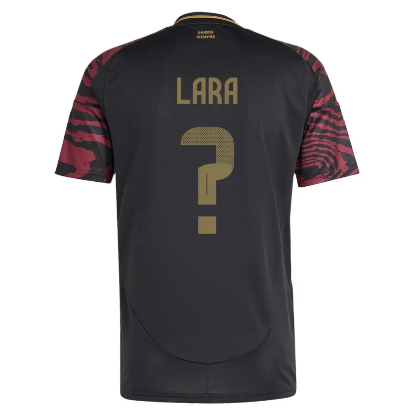 Danxen Barn Peru Jean Lara #0 Svart Bortetrøye Drakt Trøye 24-26 Skjorter T-Skjorte