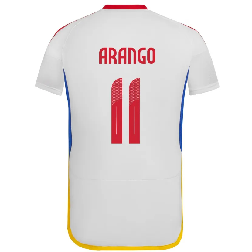 Danxen Barn Venezuela Juan Arango #11 Hvit Bortetrøye Drakt Trøye 24-26 Skjorter T-Skjorte