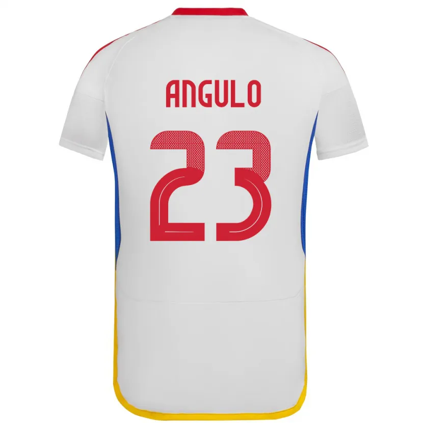 Danxen Barn Venezuela Gabriela Angulo #23 Hvit Bortetrøye Drakt Trøye 24-26 Skjorter T-Skjorte
