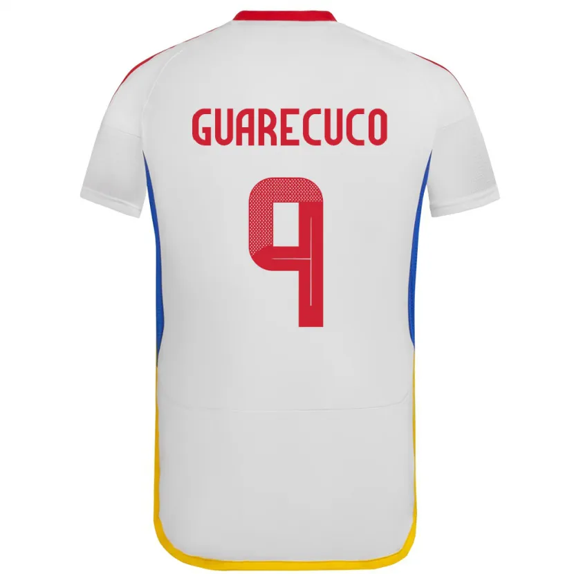 Danxen Barn Venezuela Joemar Guarecuco #9 Hvit Bortetrøye Drakt Trøye 24-26 Skjorter T-Skjorte
