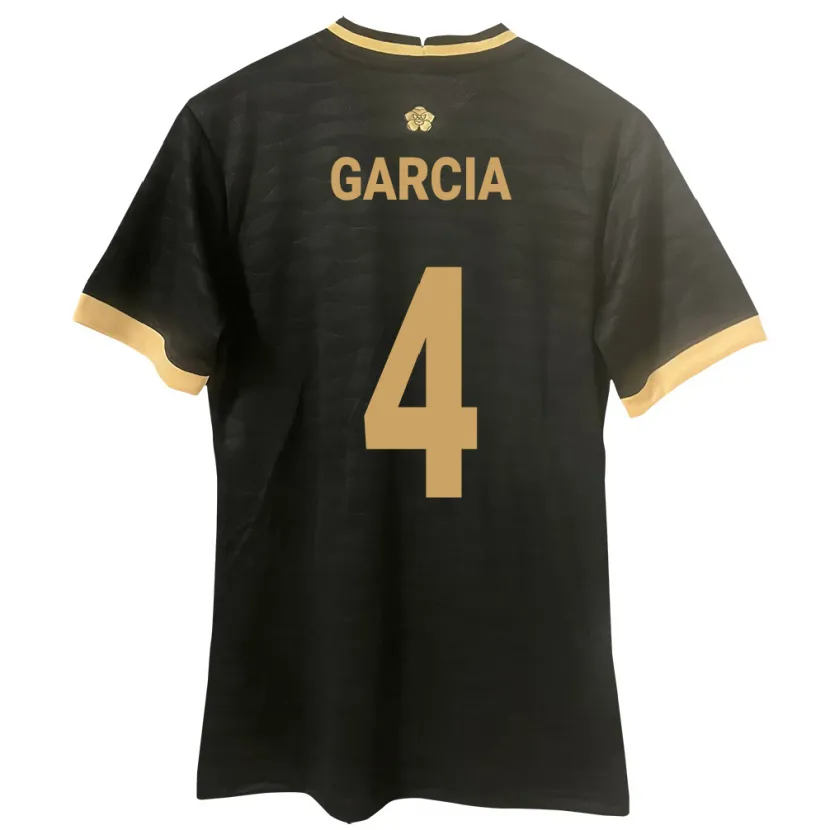 Danxen Barn Panama Giancarlos García #4 Svart Bortetrøye Drakt Trøye 24-26 Skjorter T-Skjorte
