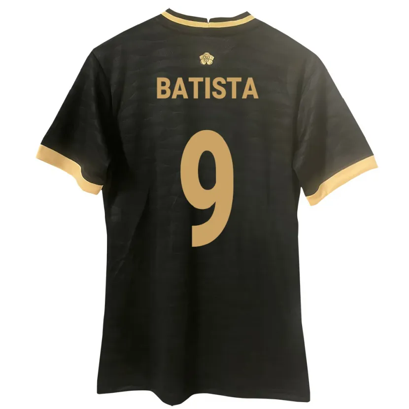 Danxen Barn Panama Yanixa Batista #9 Svart Bortetrøye Drakt Trøye 24-26 Skjorter T-Skjorte