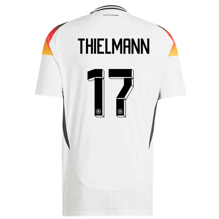 Danxen Mann Tyskland Jan Thielmann #17 Hvit Hjemmetrøye Drakt Trøye 24-26 Skjorter T-Skjorte