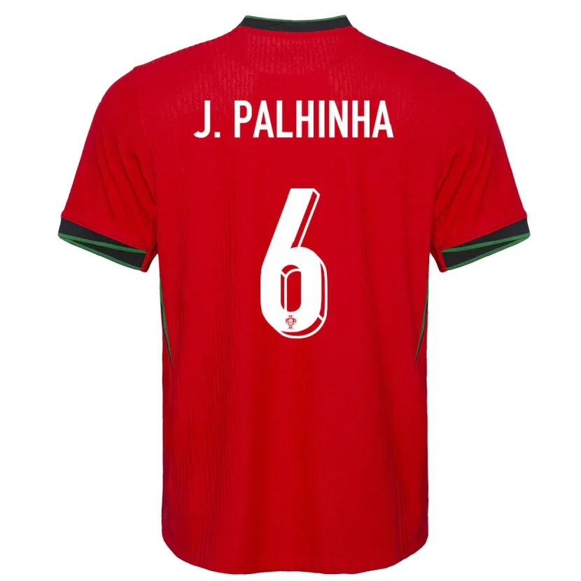 Danxen Mann Portugal Joao Palhinha #6 Rød Hjemmetrøye Drakt Trøye 24-26 Skjorter T-Skjorte