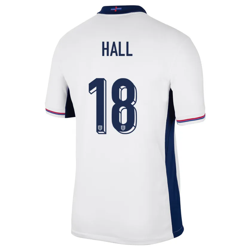 Danxen Mann England Lewis Hall #18 Hvit Hjemmetrøye Drakt Trøye 24-26 Skjorter T-Skjorte