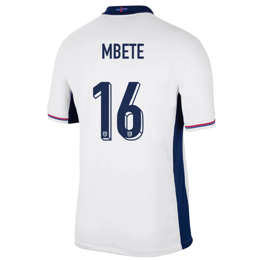 Danxen Mann England Luke Mbete #16 Hvit Hjemmetrøye Drakt Trøye 24-26 Skjorter T-Skjorte