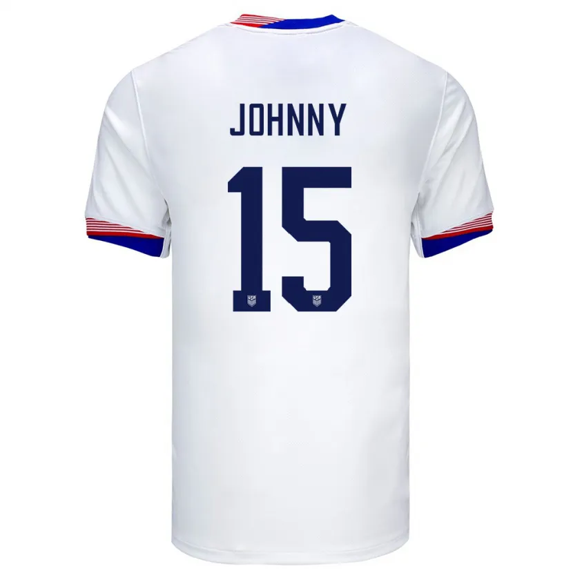 Danxen Mann Usa Johnny #15 Hvit Hjemmetrøye Drakt Trøye 24-26 Skjorter T-Skjorte