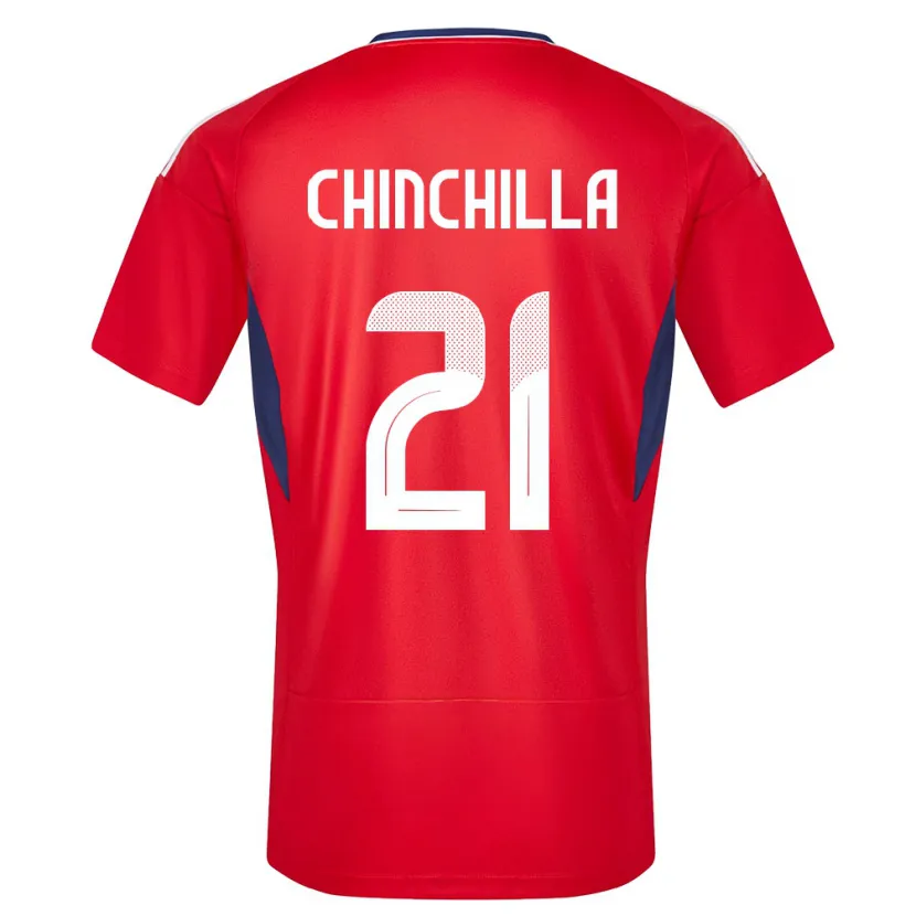 Danxen Mann Costa Rica Viviana Chinchilla #21 Rød Hjemmetrøye Drakt Trøye 24-26 Skjorter T-Skjorte