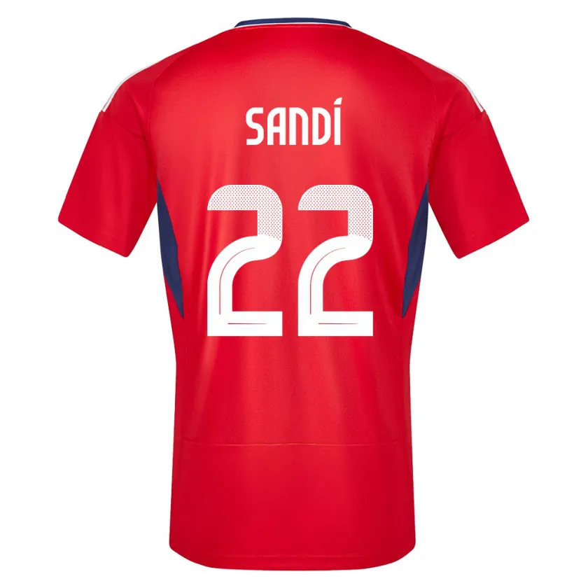 Danxen Mann Costa Rica Cristel Sandi #22 Rød Hjemmetrøye Drakt Trøye 24-26 Skjorter T-Skjorte