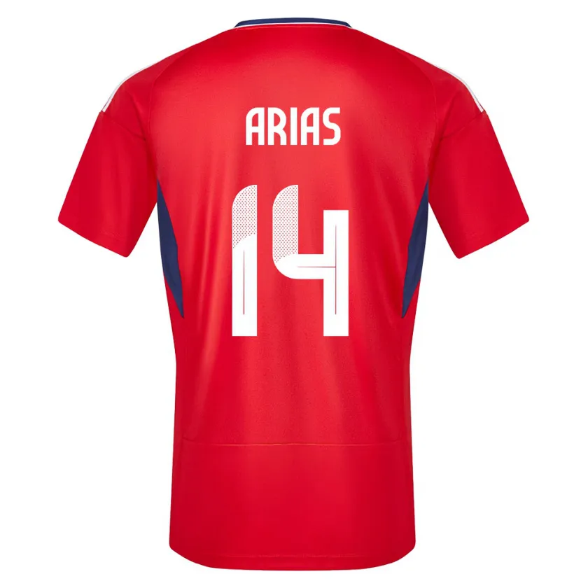 Danxen Mann Costa Rica Timothy Arias #14 Rød Hjemmetrøye Drakt Trøye 24-26 Skjorter T-Skjorte