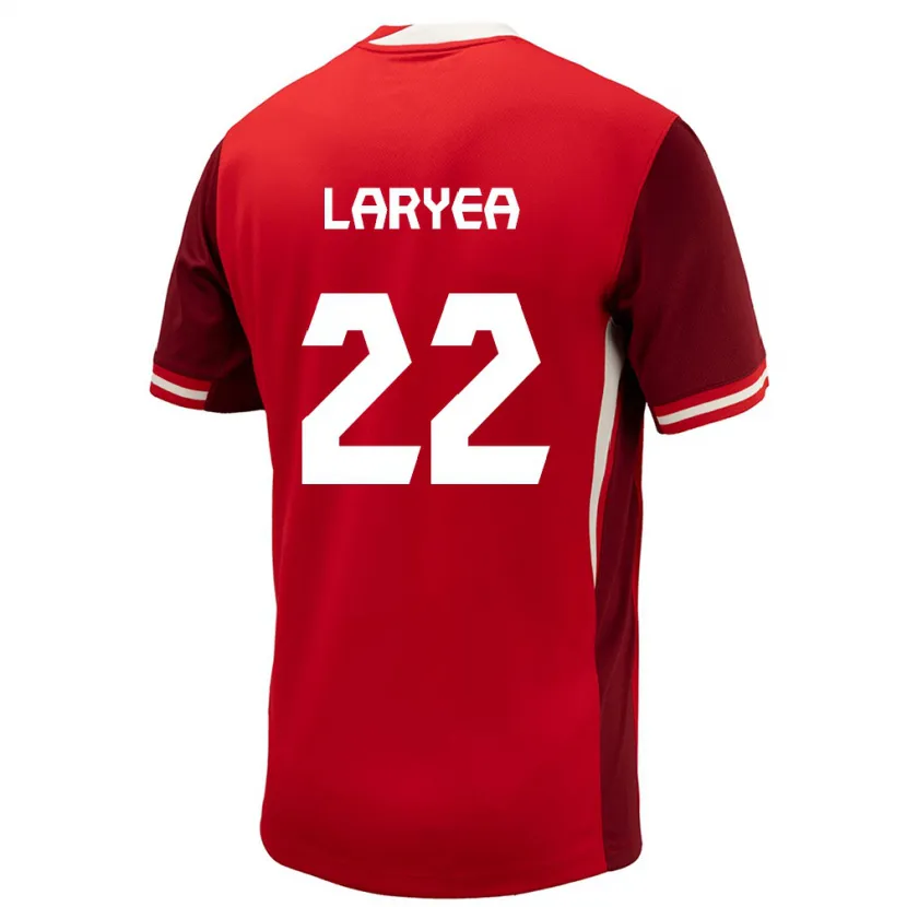 Danxen Mann Canada Richie Laryea #22 Rød Hjemmetrøye Drakt Trøye 24-26 Skjorter T-Skjorte