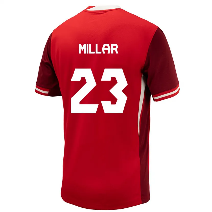Danxen Mann Canada Liam Millar #23 Rød Hjemmetrøye Drakt Trøye 24-26 Skjorter T-Skjorte