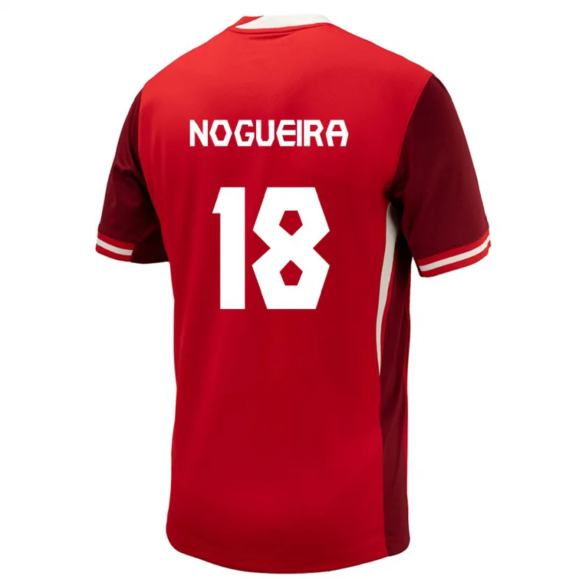 Danxen Mann Canada Matthew Nogueira #18 Rød Hjemmetrøye Drakt Trøye 24-26 Skjorter T-Skjorte