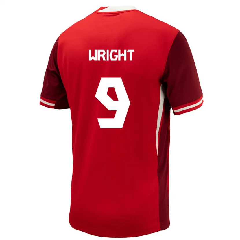 Danxen Mann Canada Lowell Wright #9 Rød Hjemmetrøye Drakt Trøye 24-26 Skjorter T-Skjorte