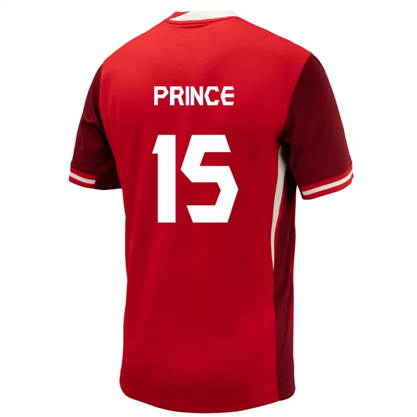 Danxen Mann Canada Nichelle Prince #15 Rød Hjemmetrøye Drakt Trøye 24-26 Skjorter T-Skjorte